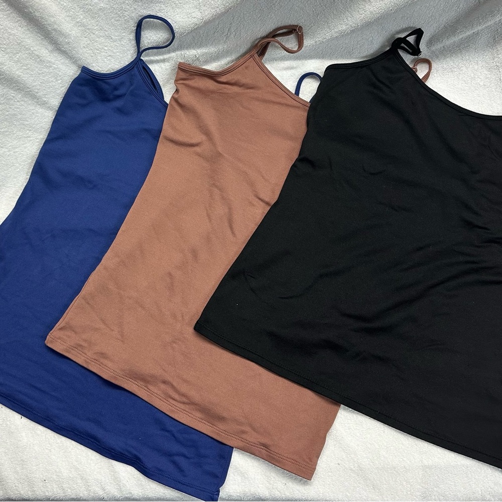 White House Black Market Essential Camisole Tank Tops Cami BUNDLE 3 Women Medium